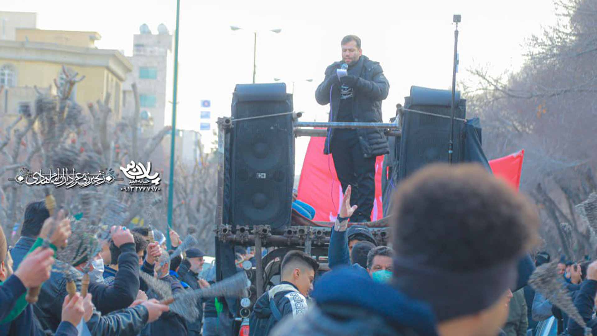 کلیپ زنجیر زنی عزاداران امام هادی